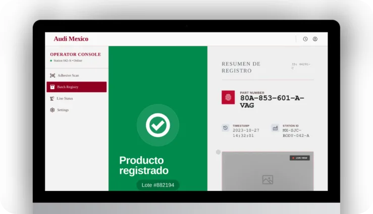 Proyecto Audi desarrollado por InAltum Systems